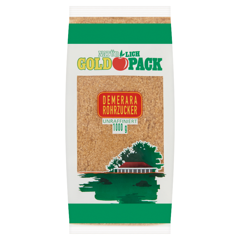 GOLDPACK DEMERARA NÁDCUKOR 1KG