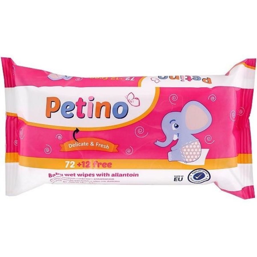 Petino nedves törlőkendő 84db