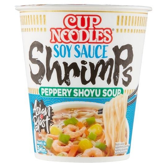 Nissin Cup Noodles szószos garnélarák 63g