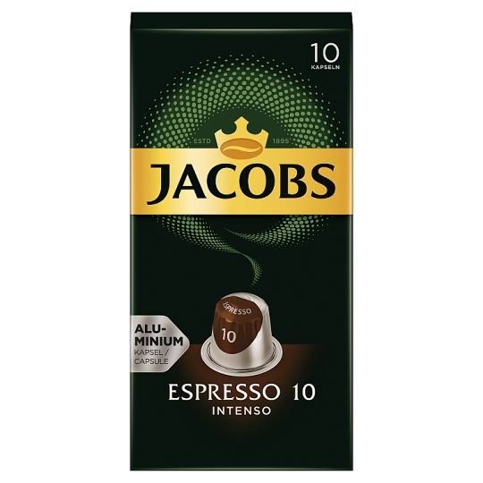 Jacobs Espresso 10 Intenso kávékapszula 10db