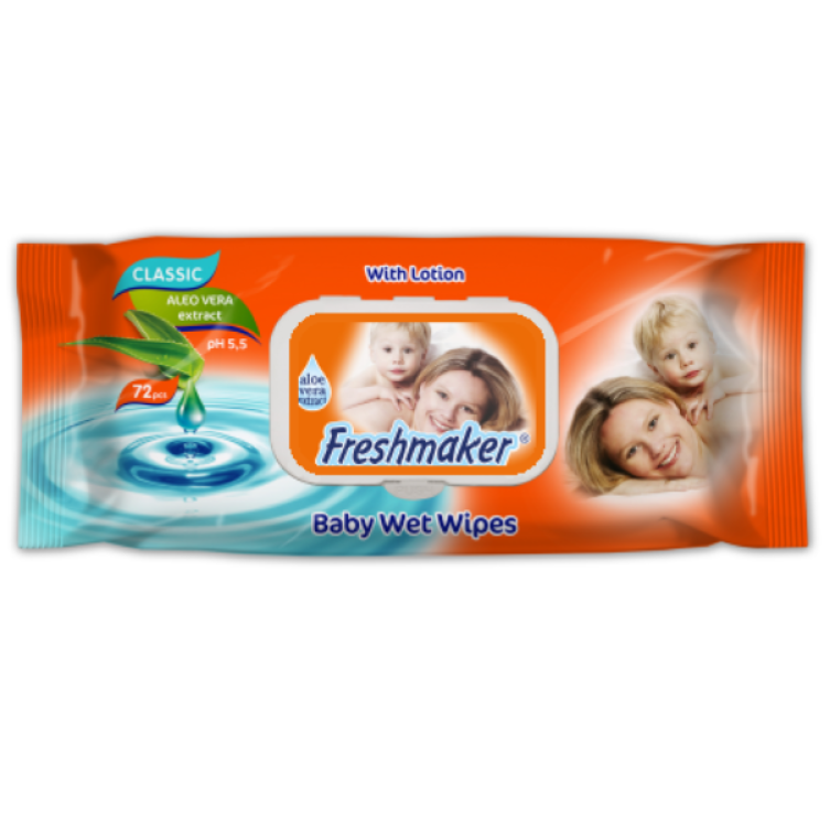 Freshmaker Törlőkendő Kupakos 72 lap