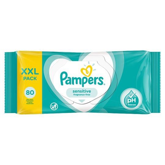 Pampers törlőkendő Sensitive 80db