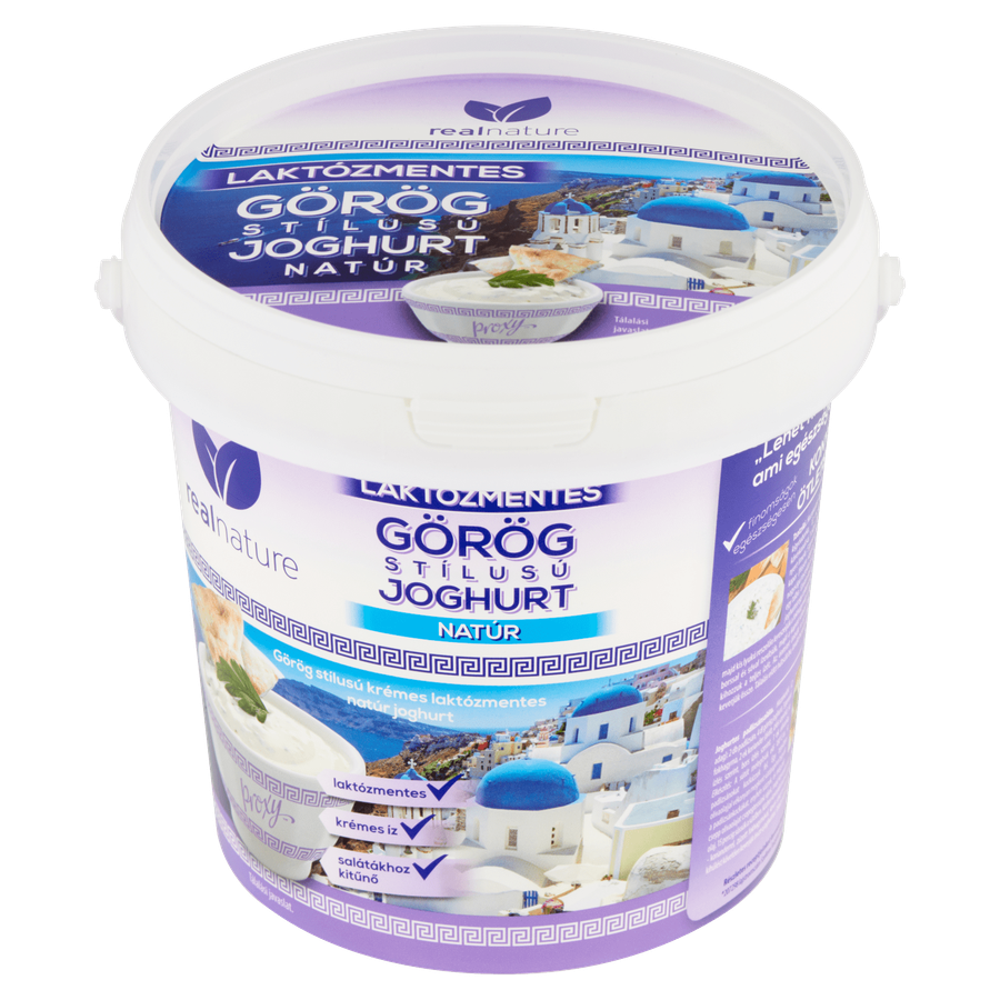 Realnature laktózmentes görög joghurt 1kg
