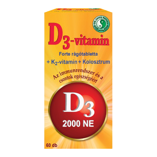 Dr.chen D3-vitamin forte rágótabletta 60