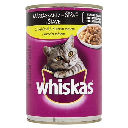 Whiskas konzerv csirkés 400g