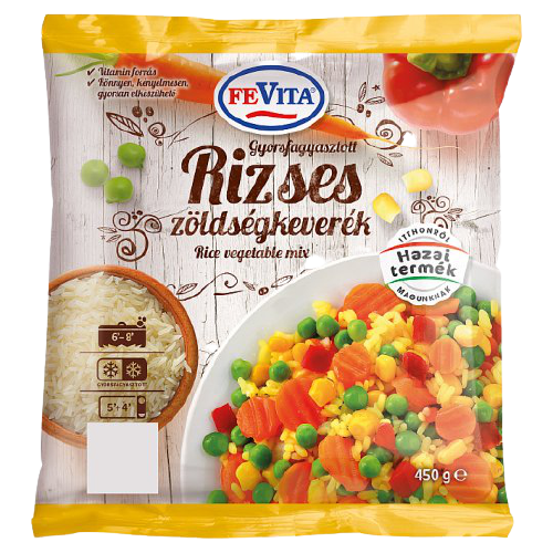 FeVita rizses zöldségkeverék 450g