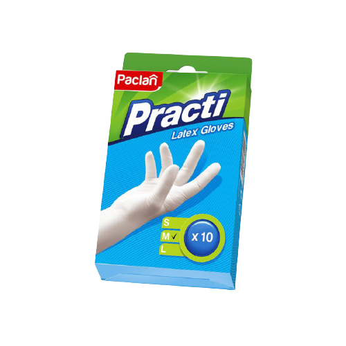 Paclan Latex kesztyű 10db - M