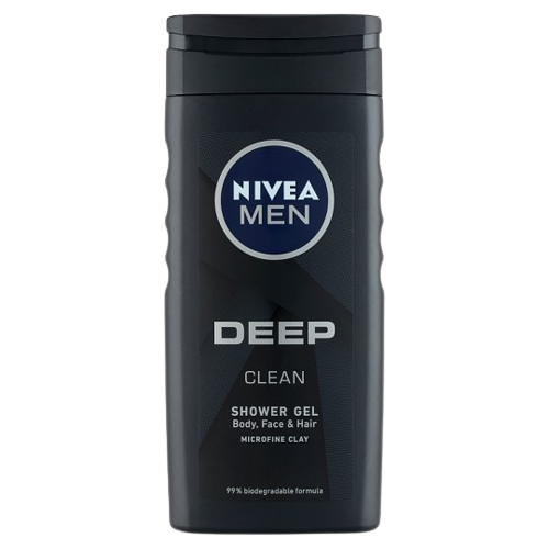 Nivea Men tusfürdő deep clean 250 ml