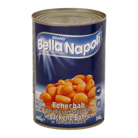Bella Napoli fehérbab paradicsomos szószban 400g