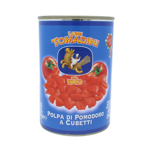 Tomadini kockázott paradicsom 400g