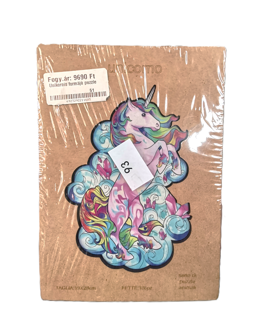 Unikornis formájú puzzle