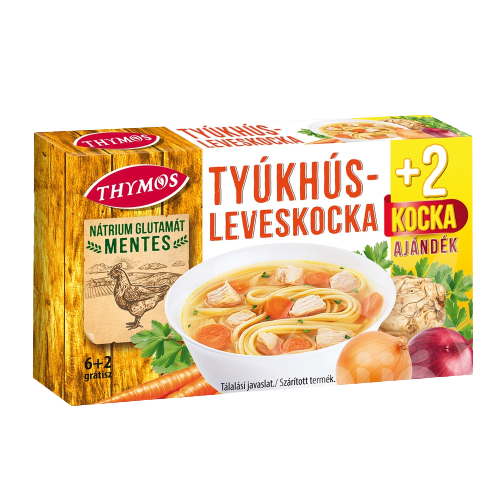Thymos Tyúkhús-leveskocka n.g.mentes 80g