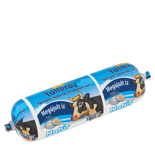 Kőröst.Talléros tömlős natúr sajt +10%-al nagyobb 100g