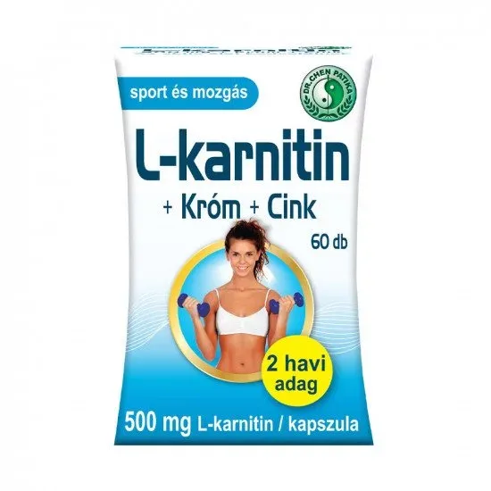 Dr.Chen L-Karnitin 500+króm,cink kapsz.