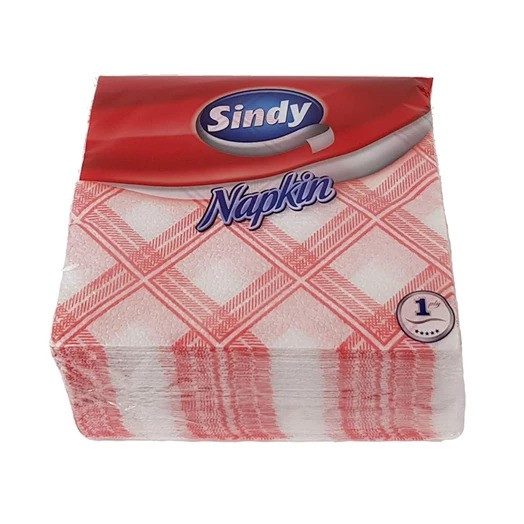 Sindy szalvéta kockás 1rtg 33*33cm 45db