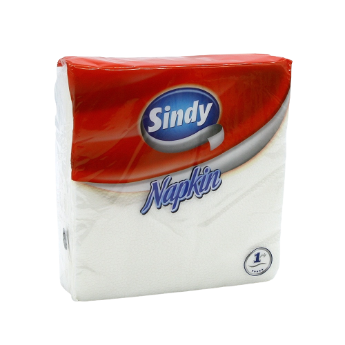 Sindy szalvéta fehér 1rtg 33*33cm 45db