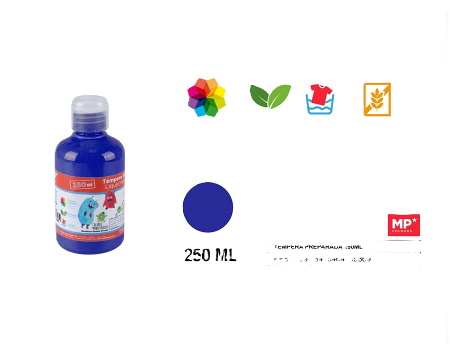 Poszterfesték 250 ml sötétkék