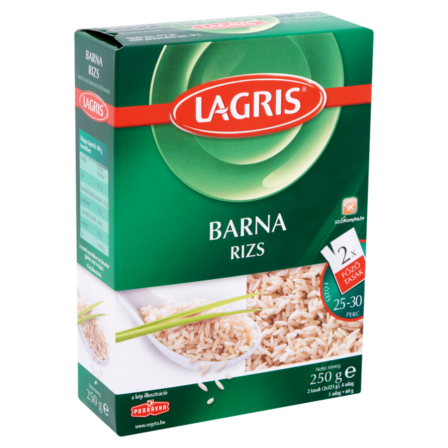 PODRAVKA LAGRIS BARNA RIZS 2X125G