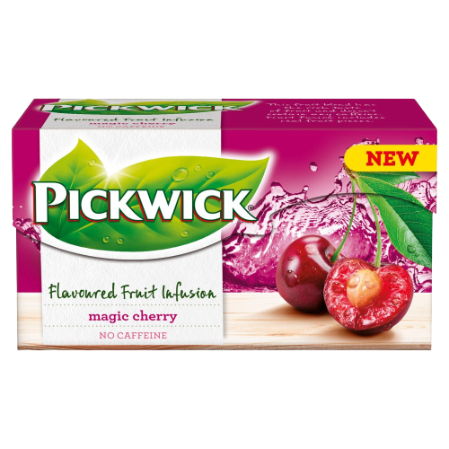 Pickwick Fruit Fusion meggy ízű fekete tea 20x2g