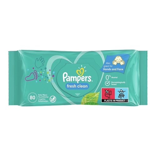 Pampers Fresh Clean törlőkendő 80db