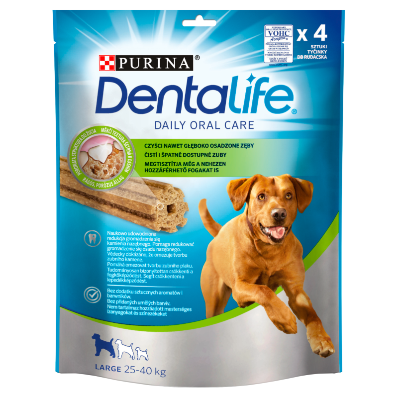 Dentalife large jutalomfalat felnőtt kutyáknak 25-40kg 142g