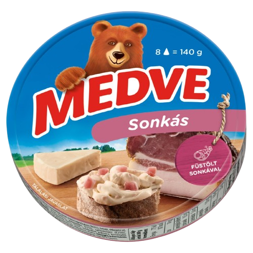 Medve sajt sonkás 140g