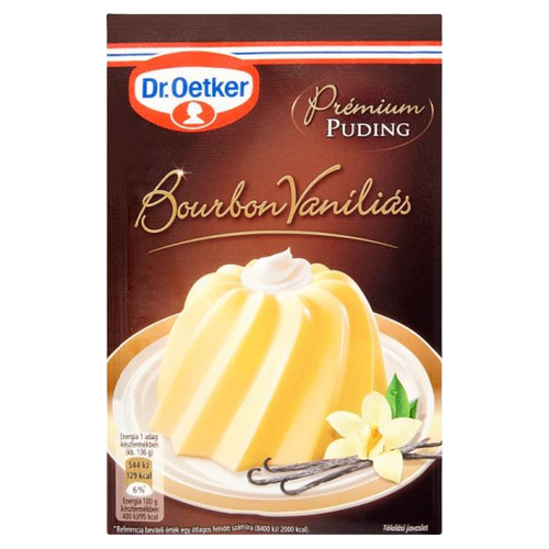 Dr.Oetker Prémium Bourbon vaníliás puding 36g