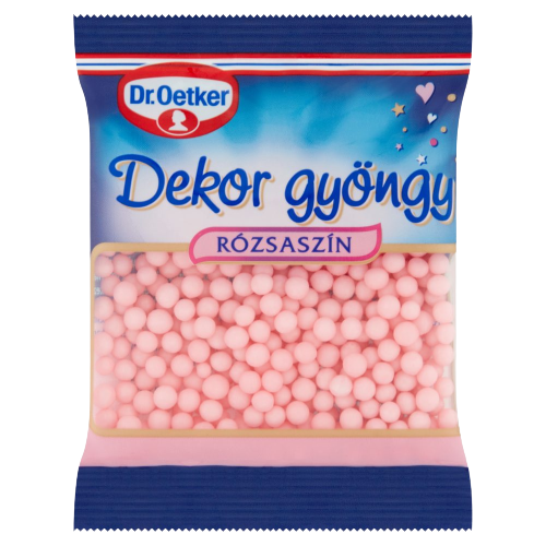 Dr.oetker dekor gyöngy rózsaszin