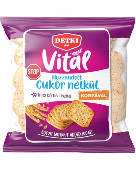 Detki Vitál CukorStop Háztartási keksz 180g