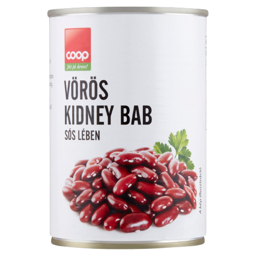 Coop kidney vörösbab 410g