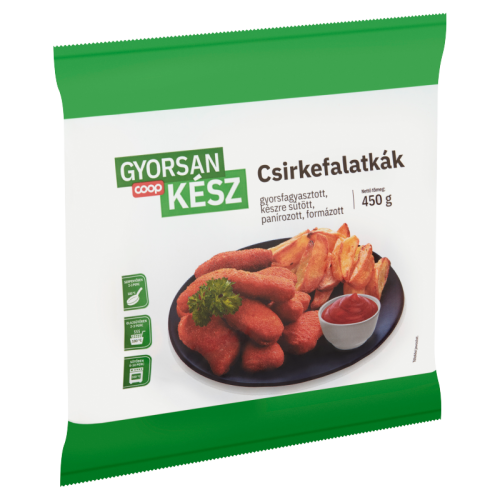 Coop gyorsan kész csirke falatkák 450g