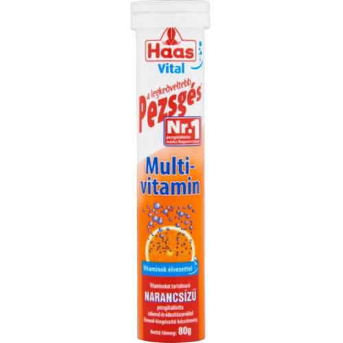 Haas pezsgőtabletta multivitamin 80g