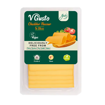 Gusto vegan cheddar ízű szeletelt 140g