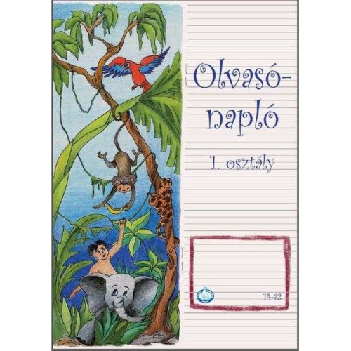 Olvasónapló A5 14-32 1.oszt. vonalas