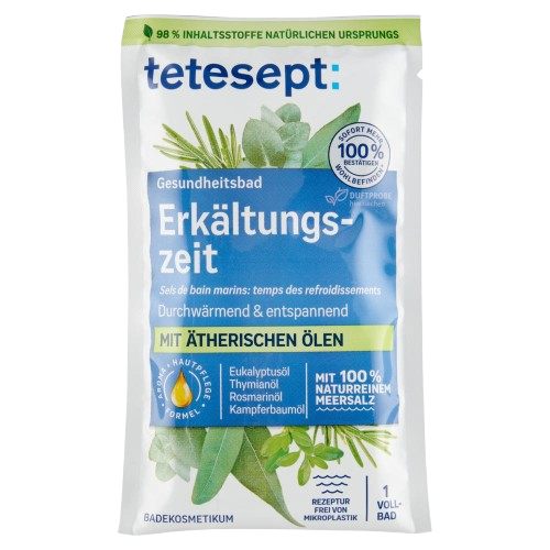 Tetesept fürdősó közérzet javító 80g