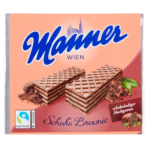 Manner csokis piskóta ízű krémmel töltött ostya 75g