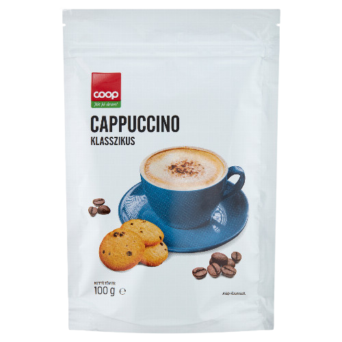 Coop Klasszikus cappucino italpor 100g