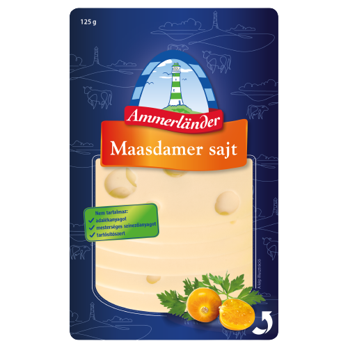 Maasdamer sajt szeletelt 125g/Ammerland