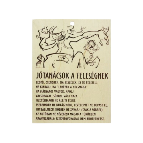 FT005 jótanácsok a feleségnek