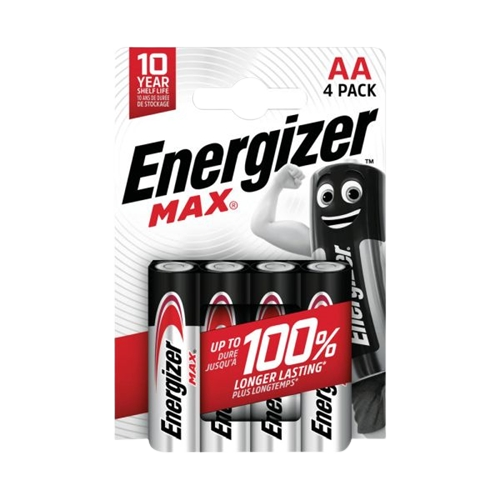 Energizer max alkáli ceruza elem AA 4db