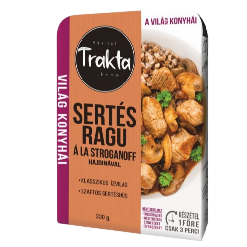 Trakta készétel sertés ragu stroganoff módra 330g