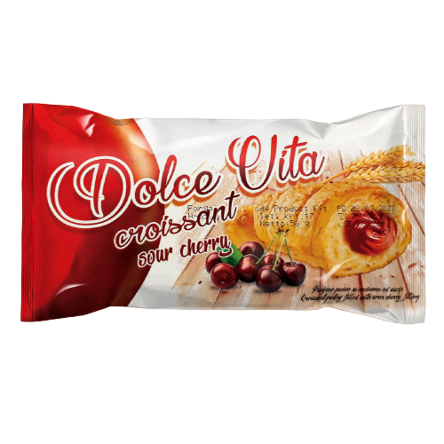 Dolce Vita croissant meggyes ízű 50g