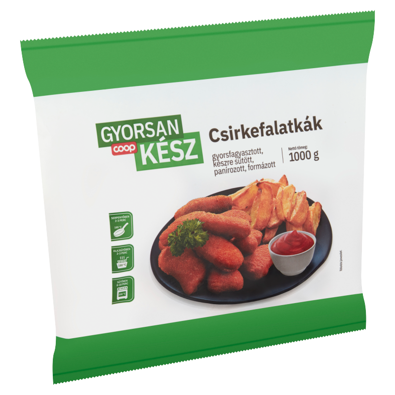 Coop gyorsan kész csirke falatkák 1000g