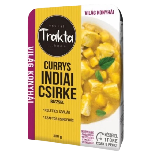 Trakta készétel 330g currys indiai csirke rizzsel