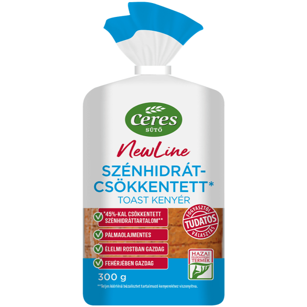 Ceres NL szénhidrátcsökkentett toast 300g