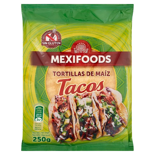Gm. mexifoods tortilla kukoricás 250g