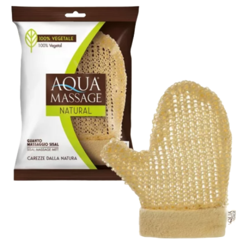 Aqua Massage Natural Sisal fürdő kesztyű
