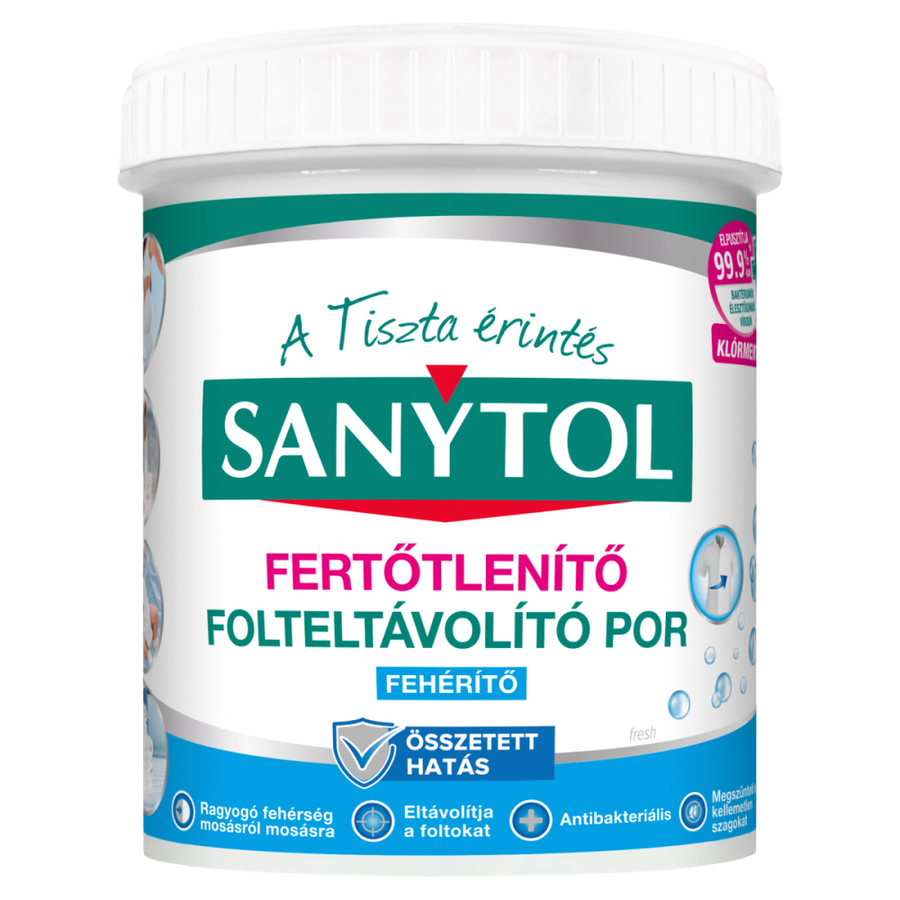 Sanytol F.Foltávolító Por Fehér textíl 450g