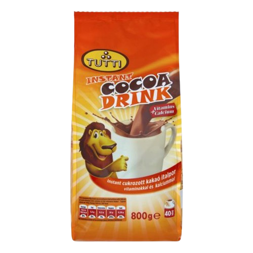 Tutti instant kakaó italpor 800g