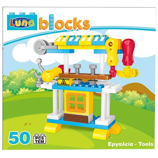 Blocks barkácsasztal 50db-os játék szett